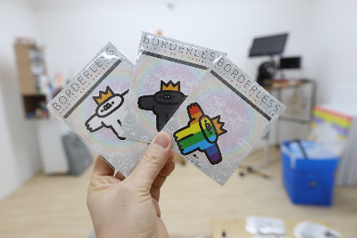 [오프라인] 요요진 스티커(Borderless), 3개입